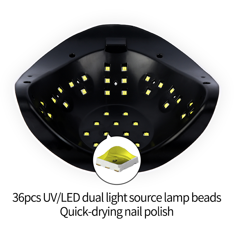 Lampe à ongles Led UV 120W plus rapide, sèche-vernis à Gel, lumière