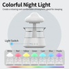Humidificateur créatif à grains de bois, nuage de pluie, 300ml, avec lumières LED 7 couleurs, pour la maison