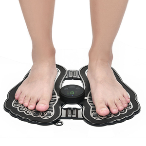 Coussin de massage des pieds pliable électrique rechargeable USB EMS