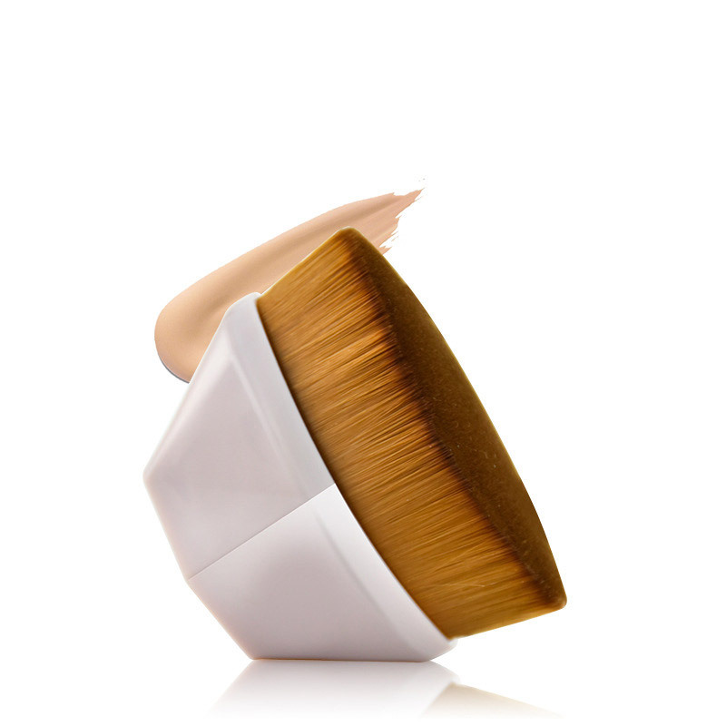 Outil de maquillage Portable en gros, brosse de fond de teint en fibres artificielles, cosmétiques