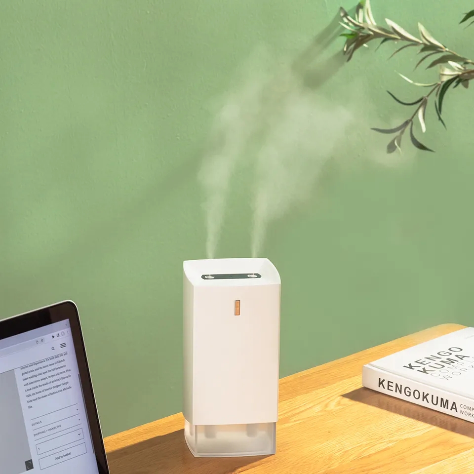 Meilleur humidificateur de brume à air à double jet pour chambre à coucher pour la chambre de bureau