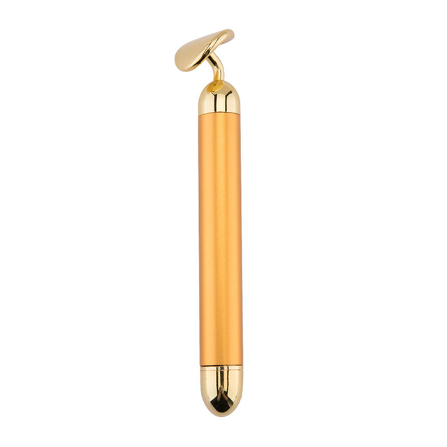 Rouleau de masseur pour les yeux de la barre d'or 24k Gold 3D