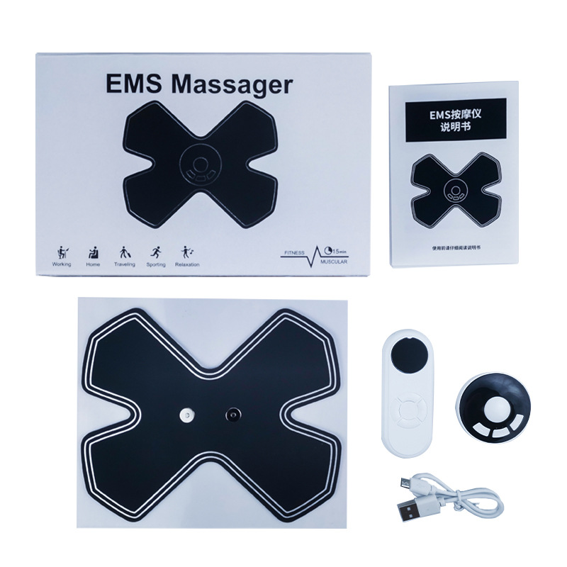 Mini masseur EMS portatif pour le corps et le cou des épaules