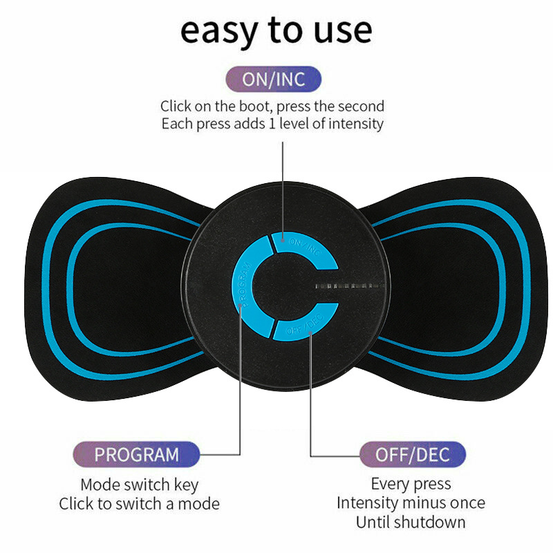 Stimulateur électrique portatif de correction de massage cervical de dos de cou d'EMS