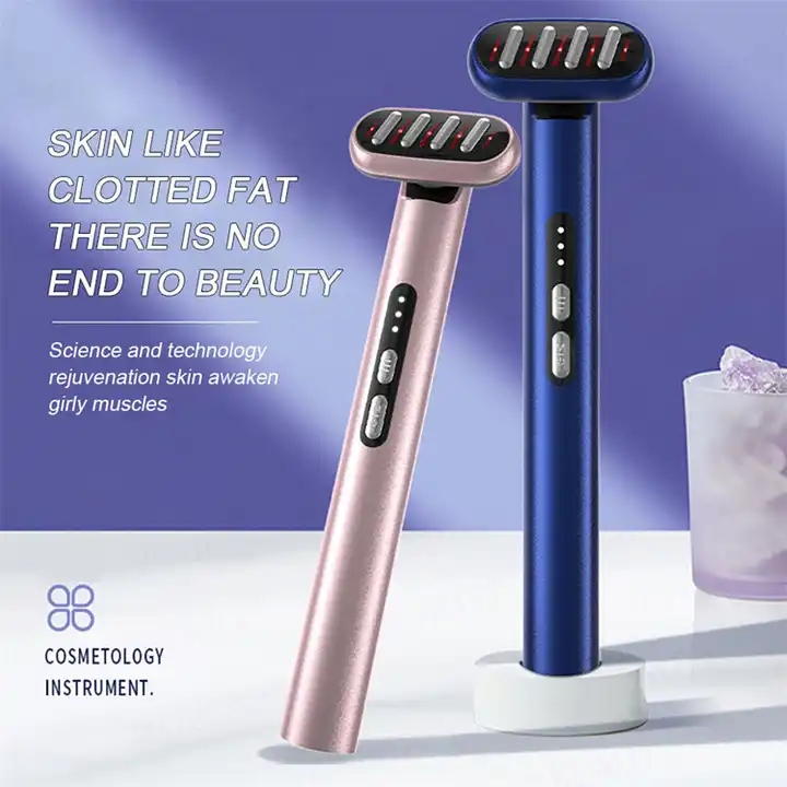 Mini outil rotatif de baguette de beauté des yeux du visage Anti-âge à microcourant EMS