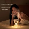 Humidificateur d'air de table sans fil à double pulvérisateur 360 ml avec veilleuse