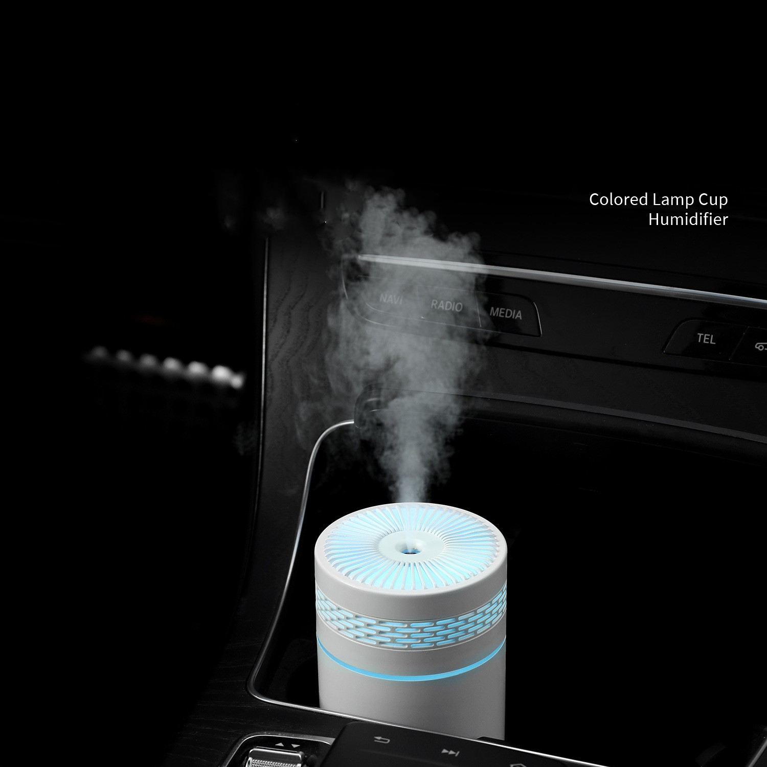 Humidificateur d'air ultrasonique 250ML, Mini tasse d'éblouissement Portable pour voiture et maison