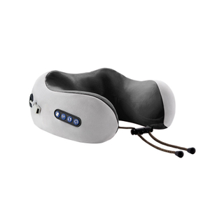 Oreiller électrique de massage du cou en mousse à mémoire de forme en forme de U pour voyage en voiture