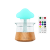 Humidificateur créatif à grains de bois, nuage de pluie, 300ml, avec lumières LED 7 couleurs, pour la maison