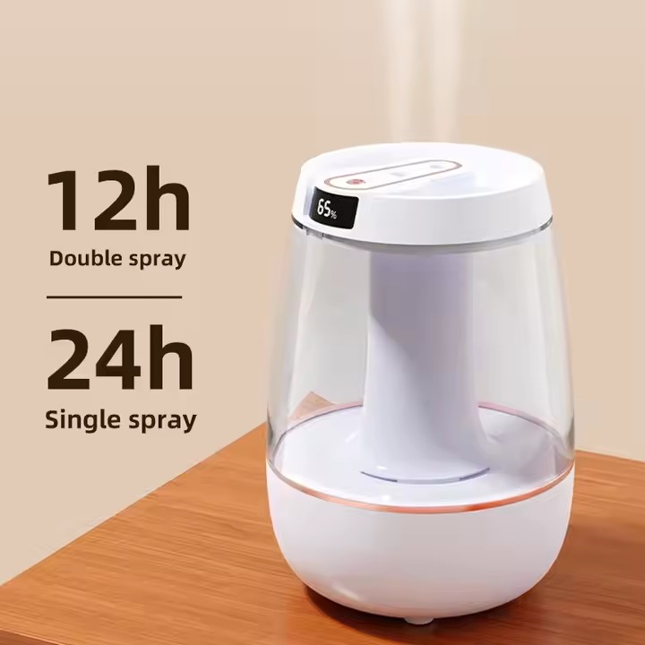 Humidificateur muet à brume fraîche de grande capacité 3L pour chambre de bébé