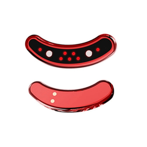 Instrument de massage de beauté des rides des yeux à lumière rouge EMS