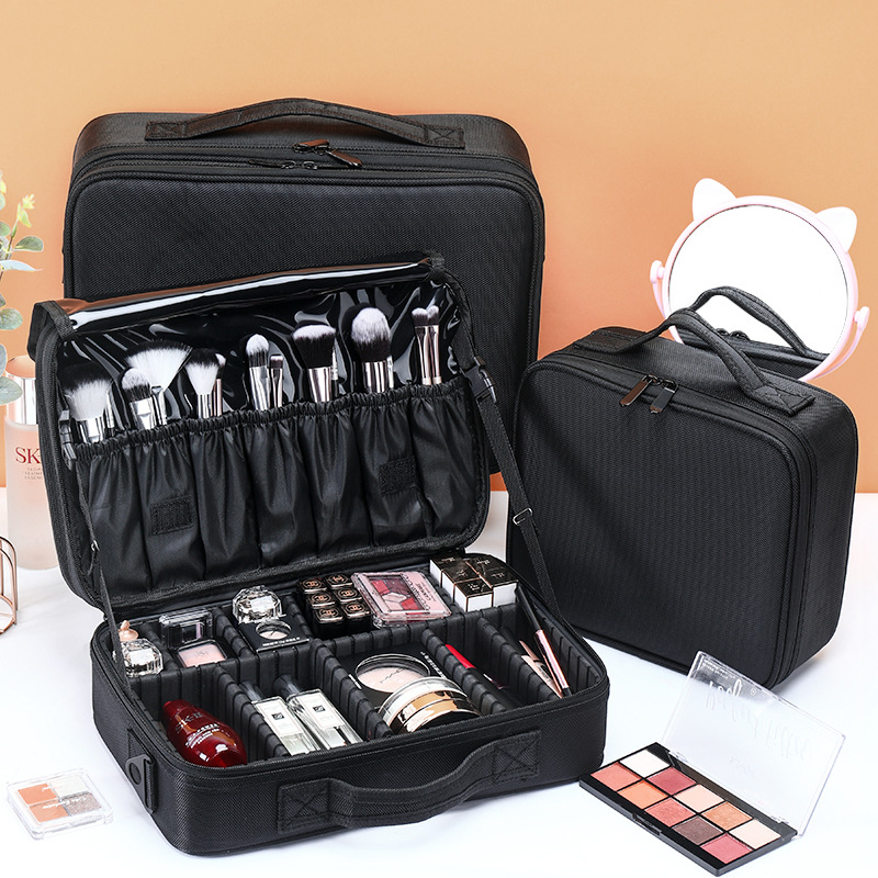 Sac de train de maquillage cosmétique professionnel en tissu Oxford 36-55L