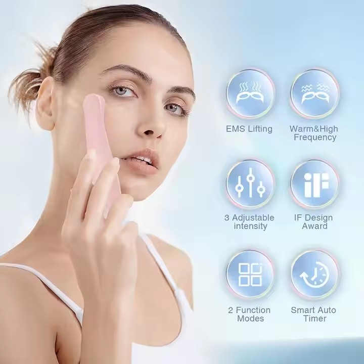 La peau serre la baguette de dispositif de beauté faciale pour les yeux à microcourant EMS 