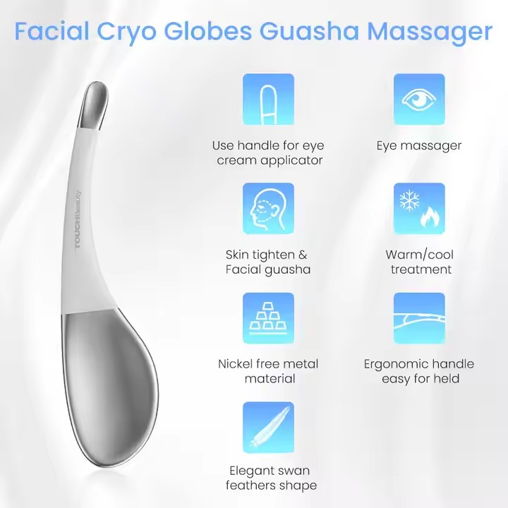 Outil de massage spatule pour les yeux et le visage 