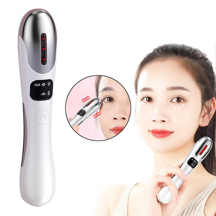 Masseur oculaire vibrant et chauffant pour les yeux pour les cernes