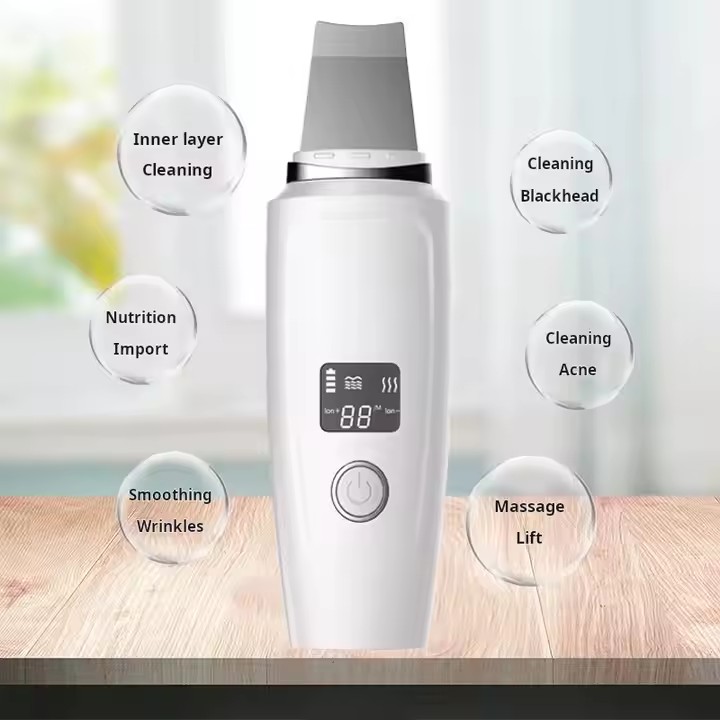 Épurateur de peau à ultrasons pour dissolvant de points noirs du visage, aspirateur de pores