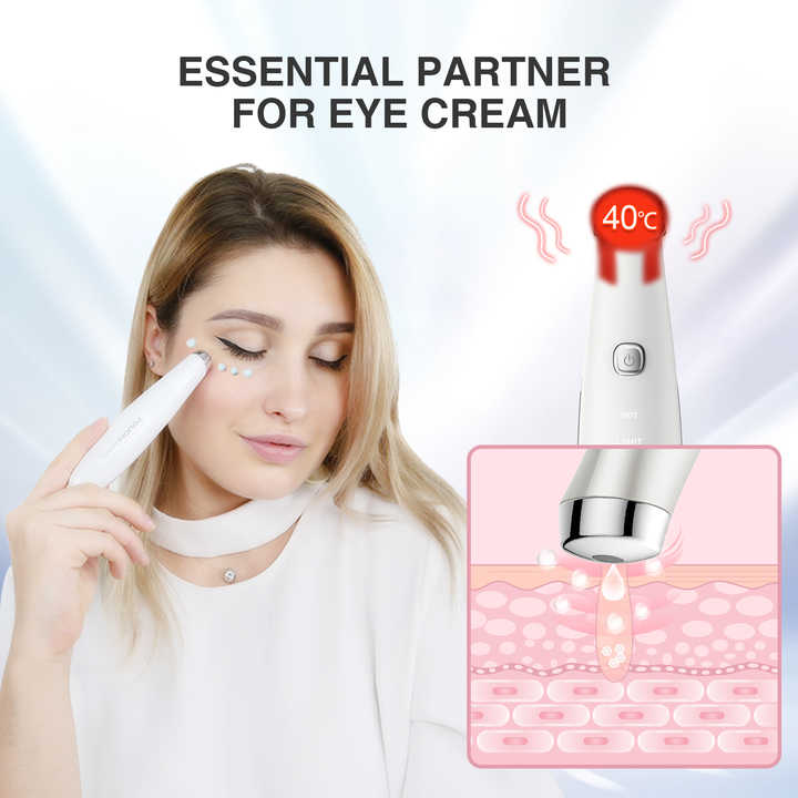 Vibration électrique anti-âge beauté crème pour les yeux Booster lèvres masseur baguette