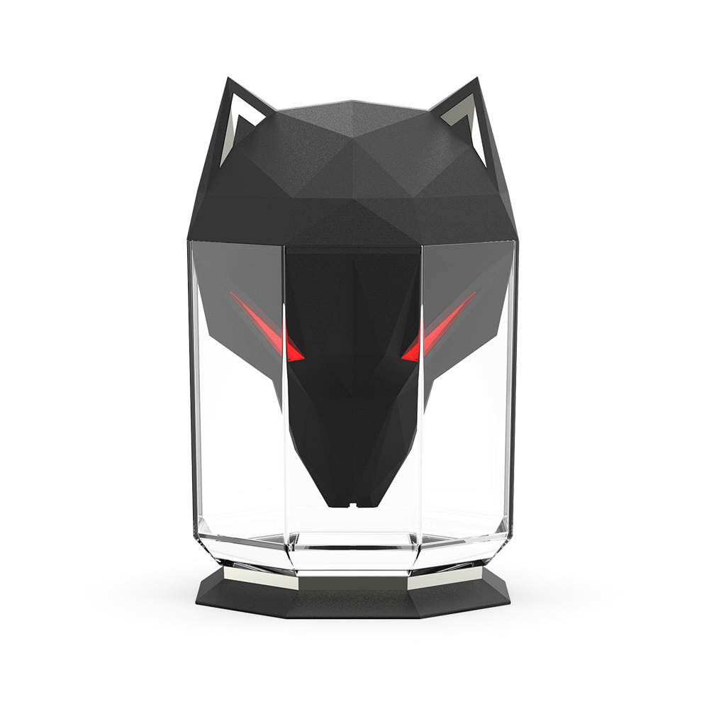 Humidificateur Wolf Head 650 ml avec sept couleurs RVB changeantes en douceur