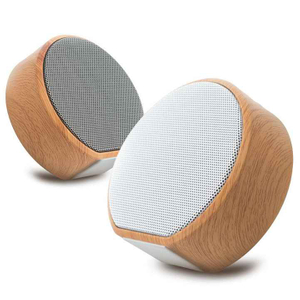 Cadeau de promotion Mini haut-parleur de musique Bluetooth sans fil en bois portable 