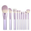 Ensemble d'outils portatifs de brosse de poudre libre de maquillage de la fibre 9pcs synthétique
