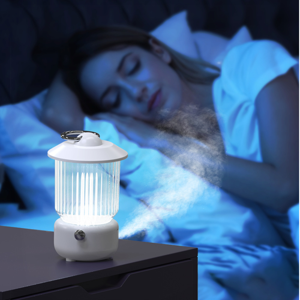 Lampe de camping portable rétro au kérosène, mini humidificateur