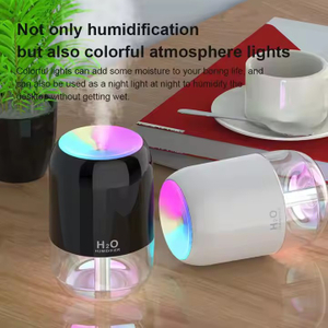 Humidifler d'air de voiture du jet 300ml de lumière LED de couleur de l'éblouissement 7 de bureau