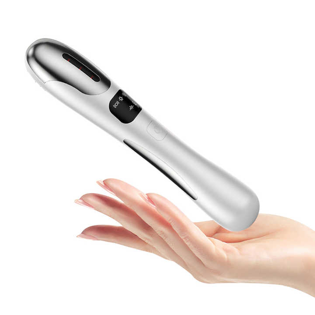 Masseur oculaire vibrant et chauffant pour les yeux pour les cernes