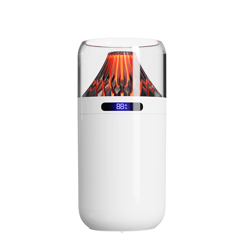 Mini humidificateur de flamme de volcan de jet muet multifonctionnel de ménage de voiture d'usb