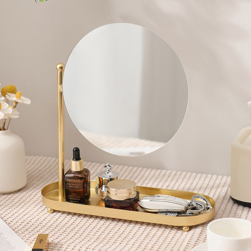 Miroir de maquillage de coiffeuse classique de bureau de chambre à coucher à la maison