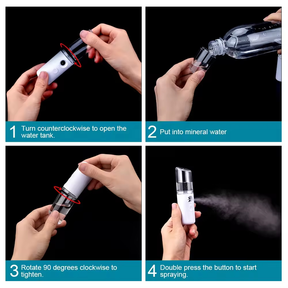 Mini Nano Mist pulpleer Papetter Beauty Steamer
