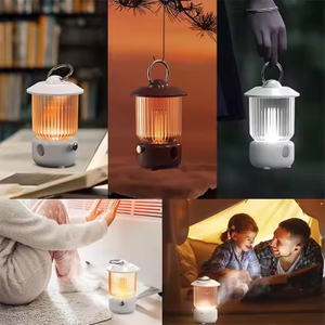 Lampe de camping portable rétro au kérosène, mini humidificateur