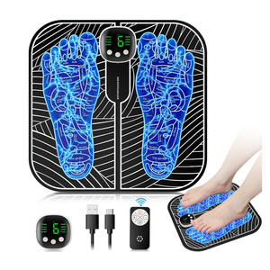 Tapis de massage des pieds à impulsion électrique EMS, chargement USB, vente en gros