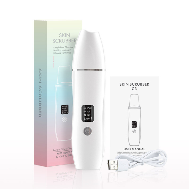 Ultrasonic Deep Beauty Facial Skin Scurper Cleaner