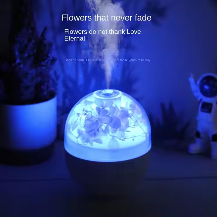 Mini humidificateur à brume USB, Portable, créatif, fleur perpétuelle, pour voiture